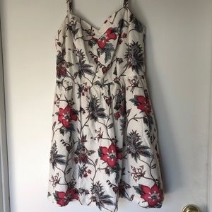 Loft Wallpaper Floral Bustier Dress